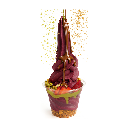 Dubai Swirl açaí cup